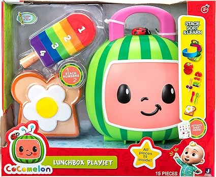 Cocomelon Lunchbox Playset for Kids Fun