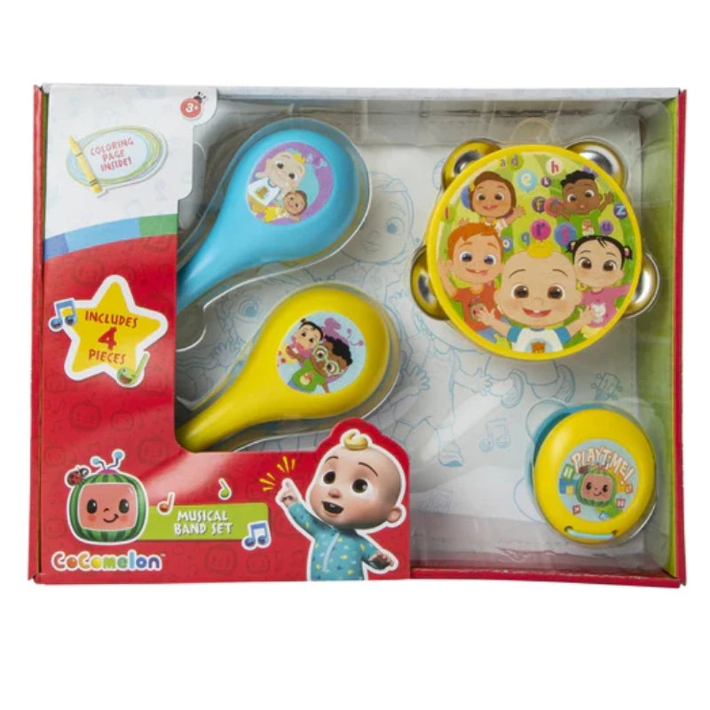Cocomelon Percussion Pack Musical Band Set for Kids Cocomelon Percussion Pack Musical Band Set for Kids