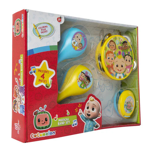 Cocomelon Percussion Pack Musical Band Set for Kids Cocomelon Percussion Pack Musical Band Set for Kids
