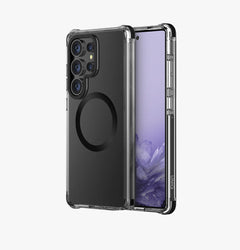 UNIQ HYBRID Galaxy S25 Ultra MagClick Charging Case – Carbon Black