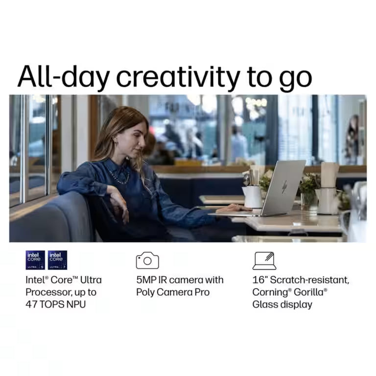 HP OmniBook X Flip 16 – Intel Ultra 7 258V, 32GB DDR5, 1TB SSD, 2K OLED 360° Touch Convertible Laptop