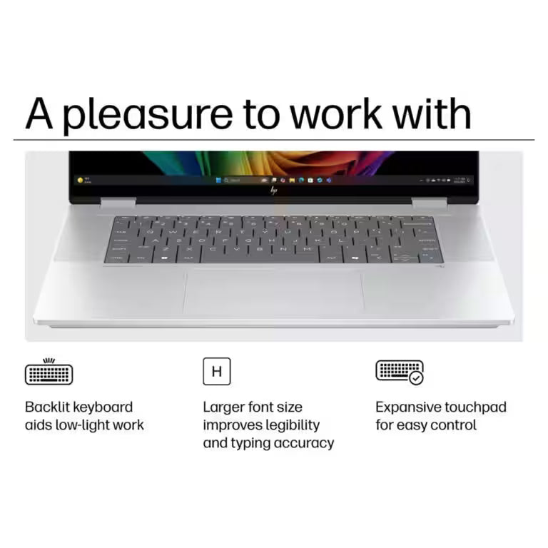 HP OmniBook X Flip 16 – Intel Ultra 7 258V, 32GB DDR5, 1TB SSD, 2K OLED 360° Touch Convertible Laptop