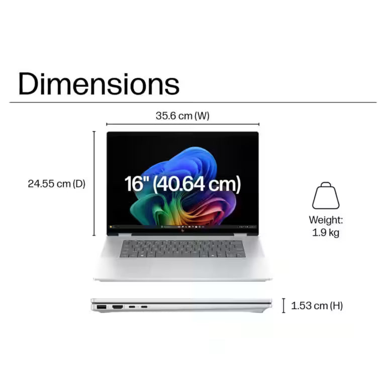 HP OmniBook X Flip 16 – Intel Ultra 7 258V, 32GB DDR5, 1TB SSD, 2K OLED 360° Touch Convertible Laptop