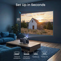Anker soundcore Nebula P1i Smart Portable Projector with Flippable Speakers – Without Box