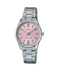 Casio LTP-V005D-4B Stainless Steel , Woman Watches