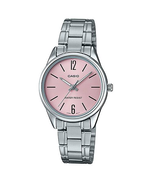 Casio LTP-V005D-4B Stainless Steel , Woman Watches