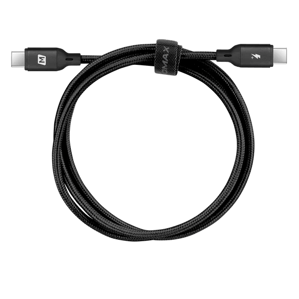 Momax Go Link USB C to USB C 100W PD Charging Cable 1.2m - Black & Silver Momax Go Link USB C to USB C 100W PD Charging Cable 1.2m - Black & Silver