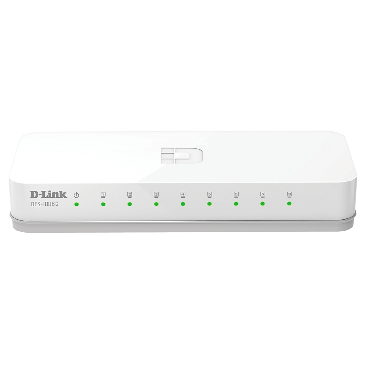D-Link DES-1008C 8-Port 10/100 Mbps Unmanaged Switch EU plug D-Link DES-1008C 8-Port 10/100 Mbps Unmanaged Switch EU plug