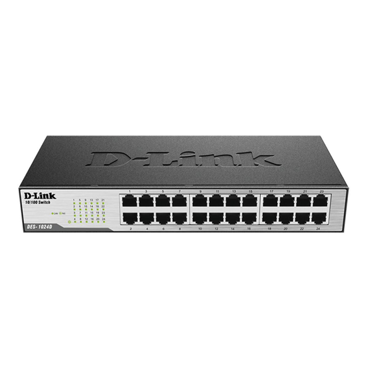 D-Link DES-1024D 24-Port Fast Ethernet Unmanaged Switch D-Link DES-1024D 24-Port Fast Ethernet Unmanaged Switch