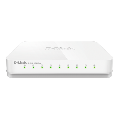 D-Link DGS-1008A 8-Port Gigabit Desktop Switch