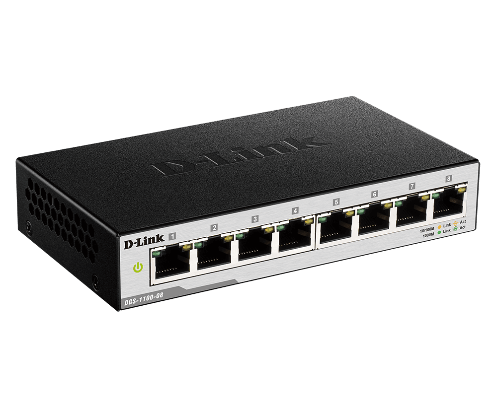 D-Link 8-Port Gigabit Smart Managed Switch