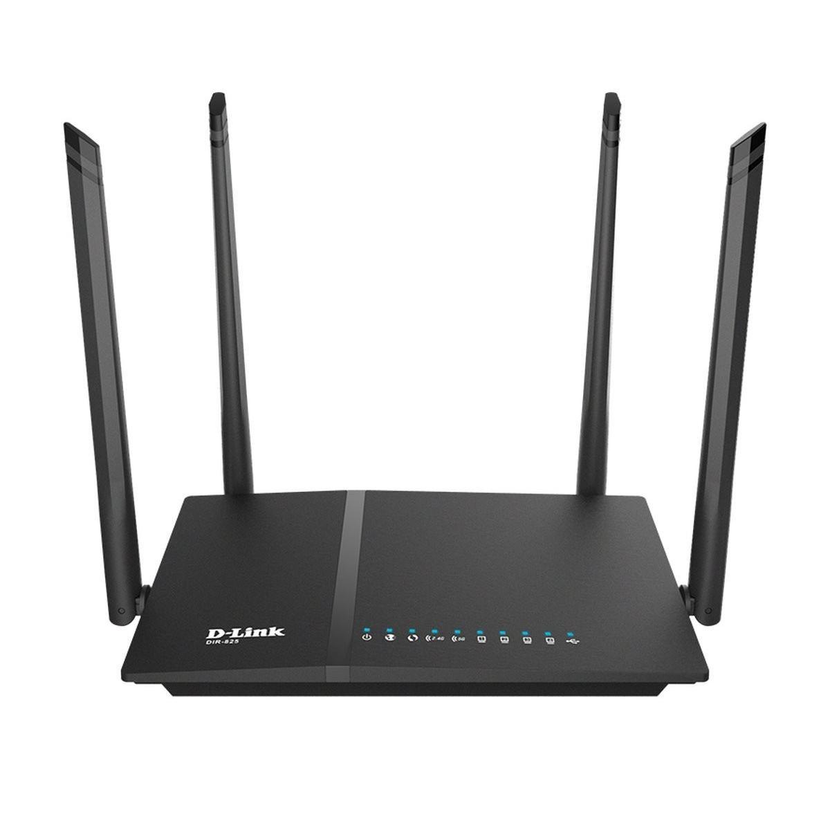 D-LINK RIR-825 AC1200 Wi-Fi Gigabit Router