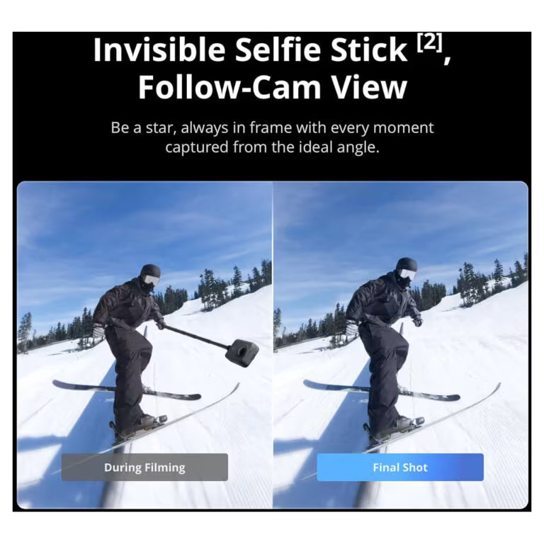 كاميرا DJI Osmo 360 Adventure Combo بدقة 8K تصوير 360°