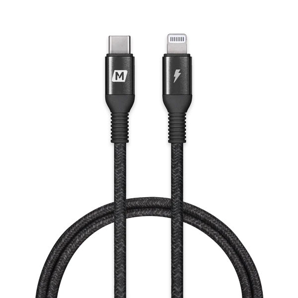 Momax Elite Link USB C to Lightning 1.2m Nylon Braided Cable Fast Charging Cable for iPhone and iPad