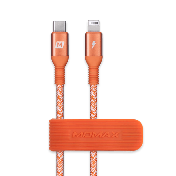 Momax Elite Link USB C to Lightning 1.2m Nylon Braided Cable Fast Charging Cable for iPhone and iPad