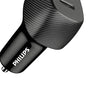 شاحن سيارة Philips 60W USB-C مزدوج 20V – بدون كابل