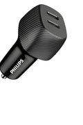 شاحن سيارة Philips 60W USB-C مزدوج 20V – بدون كابل