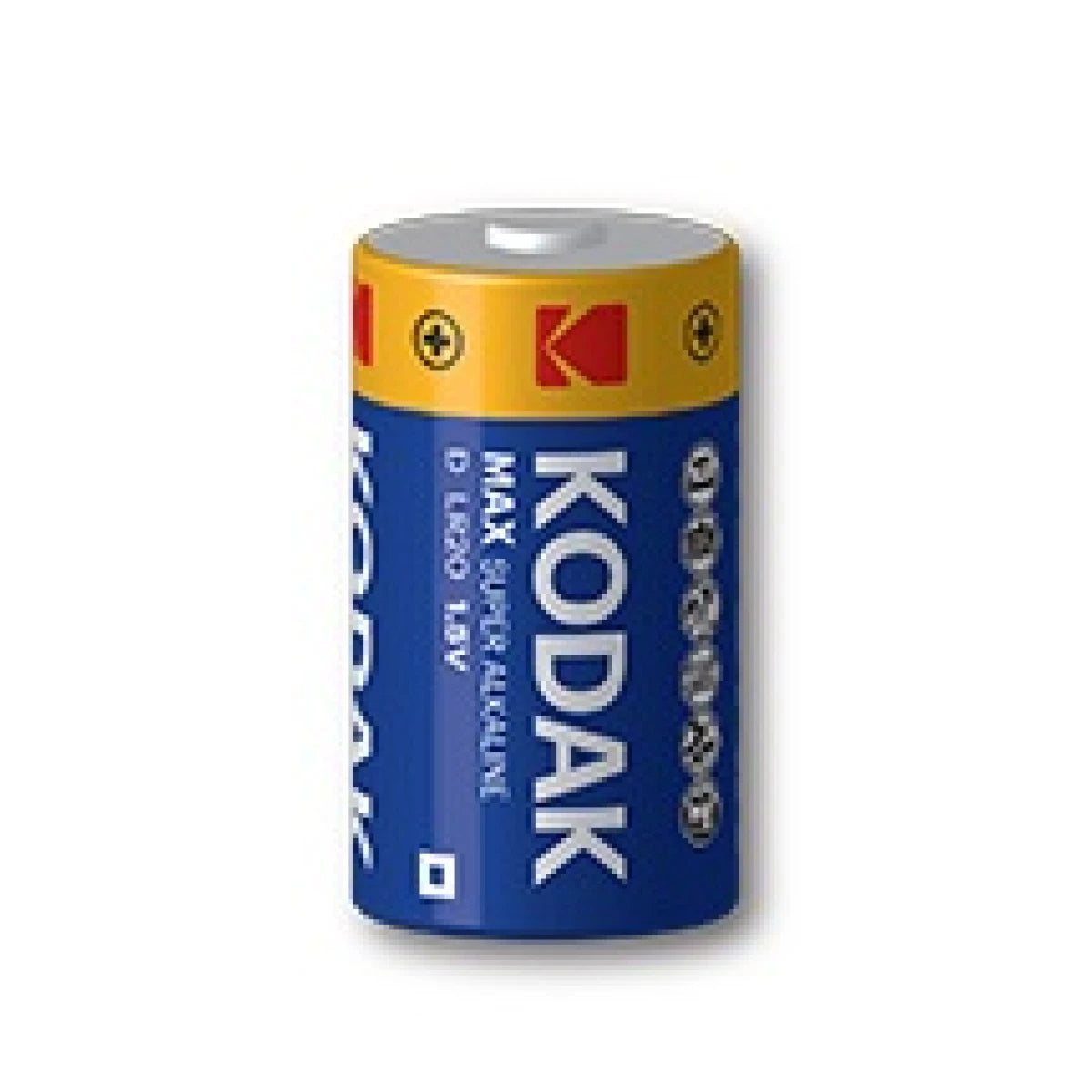 Kodak Max Alkaline D Battery - Pack Of 2