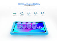 تابلت Doogee U10 للأطفال، واي فاي، ذاكرة وصول عشوائي 4 جيجابايت + ذاكرة وصول عشوائي 128 جيجابايت، شاشة عالية الدقة 10.1 بوصة