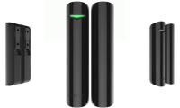 Ajax DoorProtect Wireless Magnetic Opening Detector that Notifies of a Broken Door or Window Black