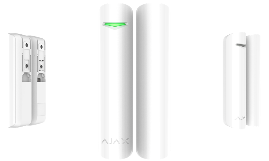 Ajax DoorProtect Wireless Magnetic Opening Detector that Notifies of a Broken Door or Window White