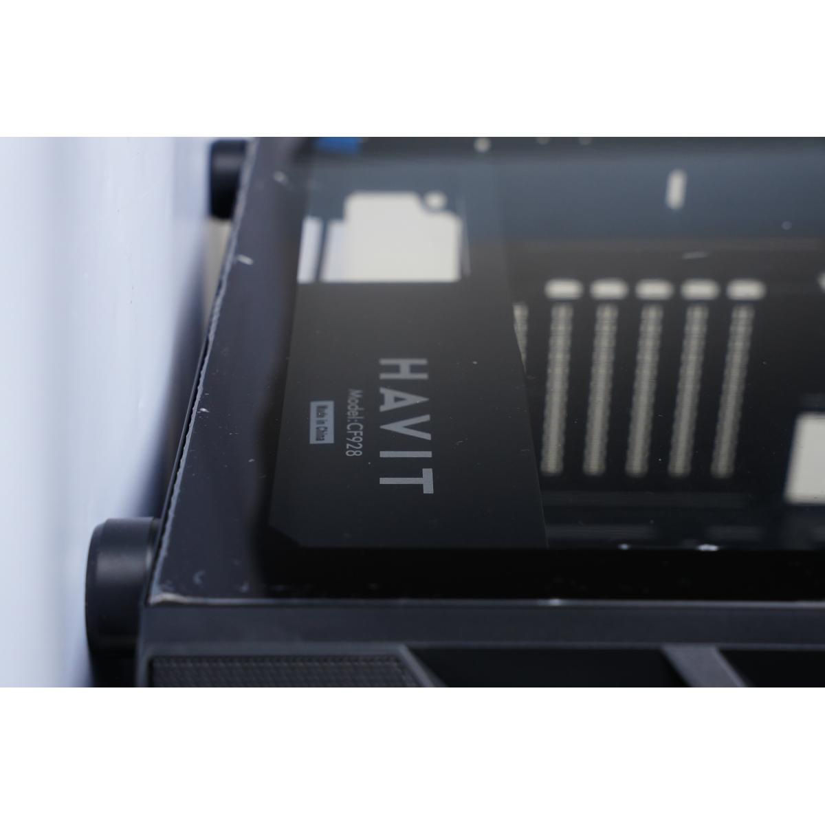 كيس كمبيوتر ألعاب HAVIT B245 بإضاءة RGB وتهوية قوية