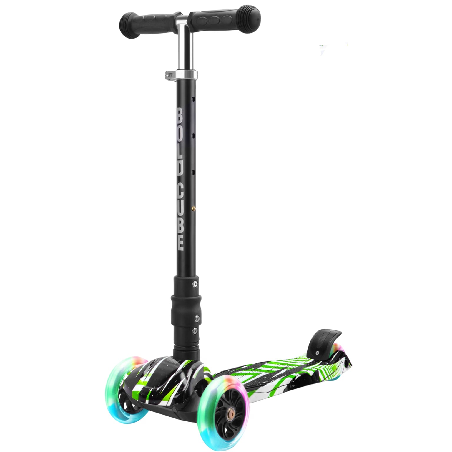 Boldcube Big 3-Wheel Scooter – Swift Green, Age 5-10