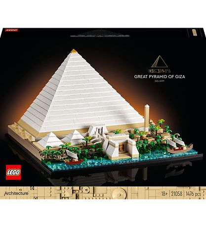 LEGO® Architecture - Great Pyramid of Giza 21058 - 1476 pcs LEGO® Architecture - Great Pyramid of Giza 21058 - 1476 pcs