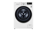 LG Front Load Washing Machine 8kg - AI Direct Drive, Steam, White