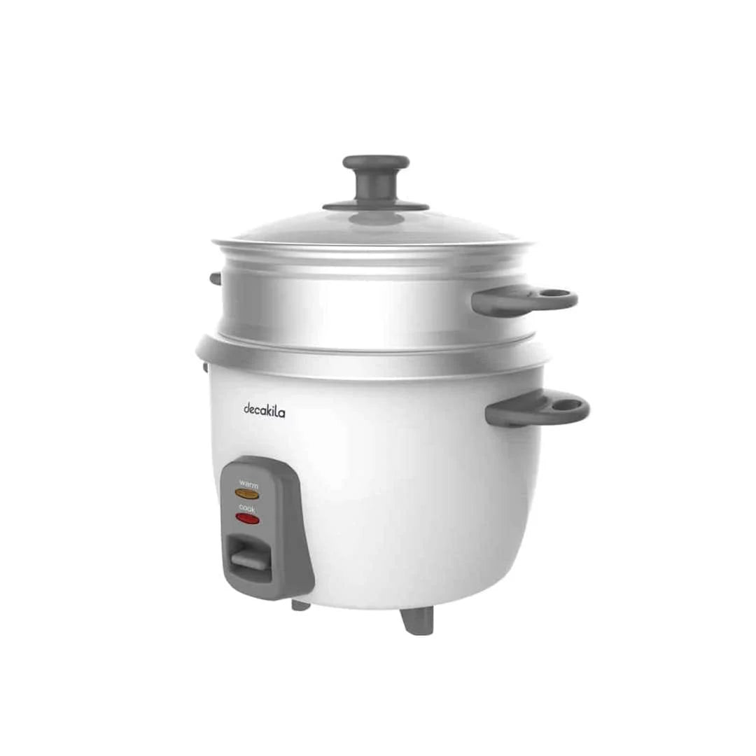 Decakila 2.8L Rice Cooker with Steamer – KEER035W Decakila 2.8L Rice Cooker with Steamer – KEER035W