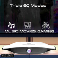Promate Delta-X 20W BassBoost™ Quad Speaker Wireless RGB Soundbar