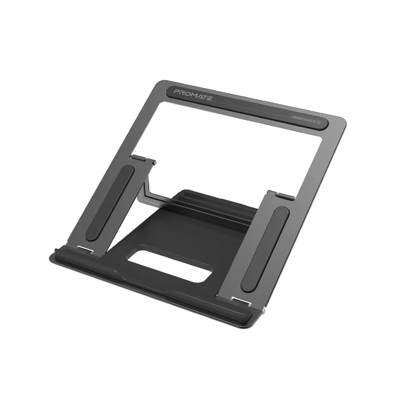 Promate DeskMate-5 Multi-Level Adjustable Laptop Stand - Silver