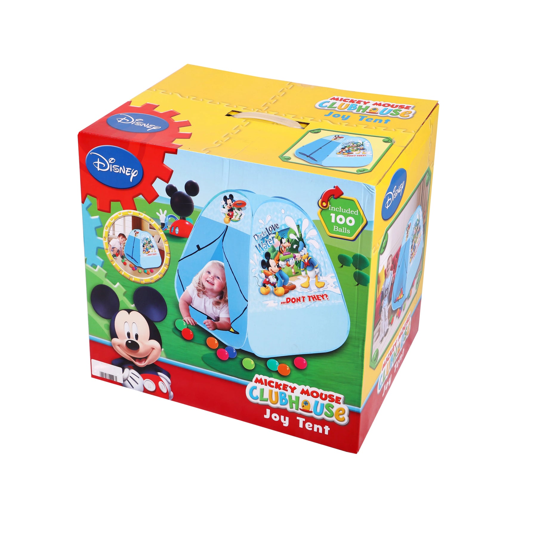 Disney Mickey Tent Fun & Safe Playtime with 100 Balls Disney Mickey Tent Fun & Safe Playtime with 100 Balls