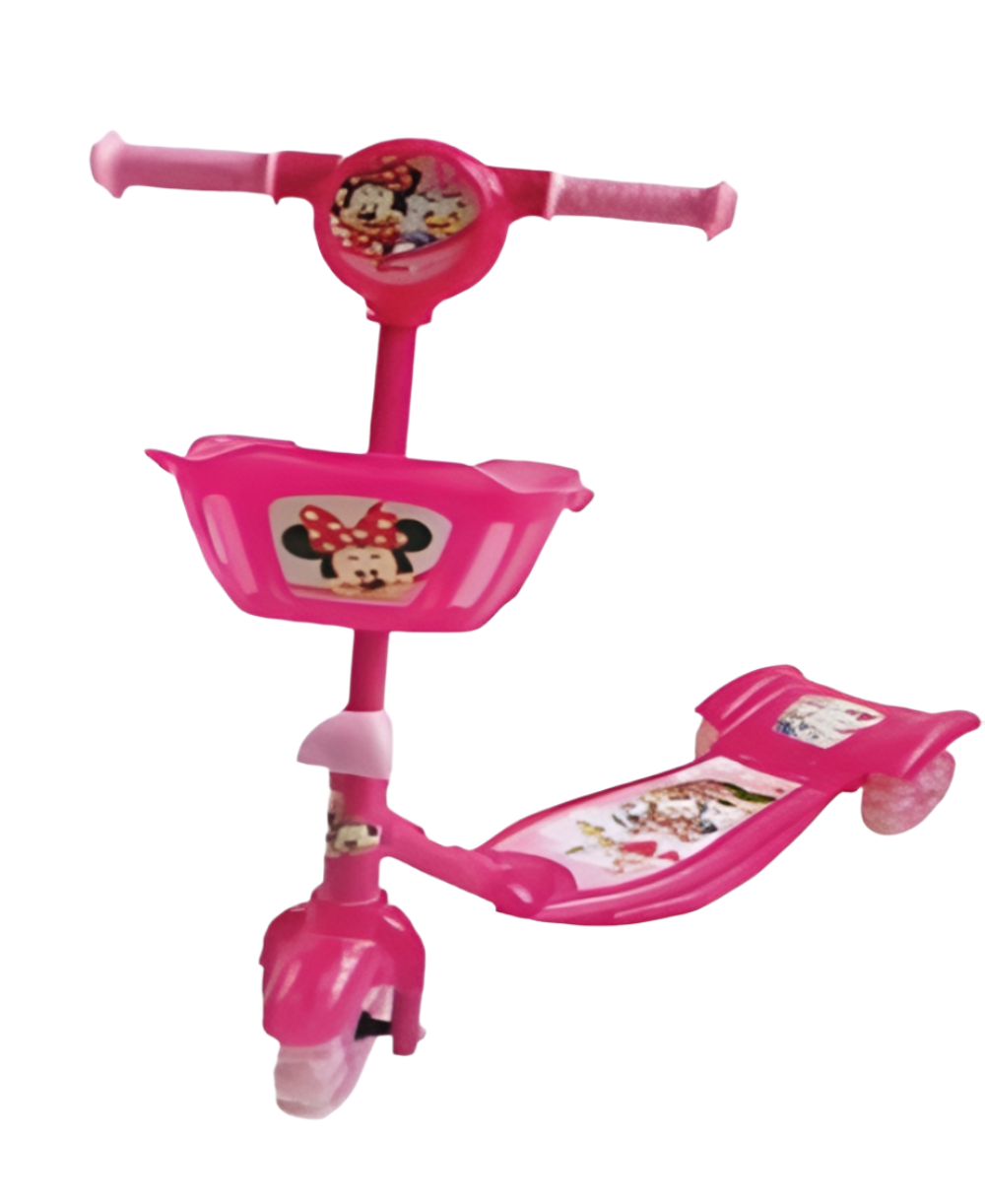 Disney Minnie Three-Wheel Scooter Safe & Adjustable