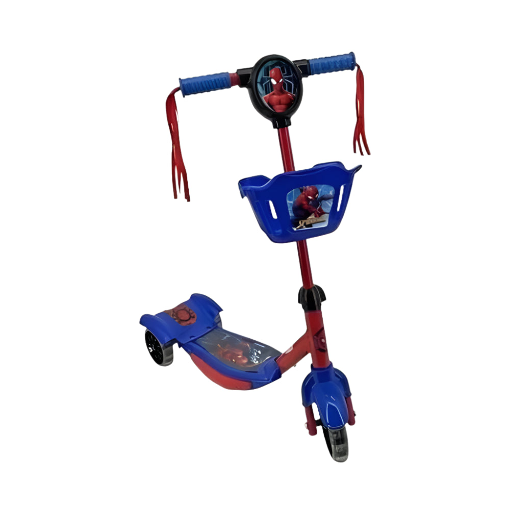 Disney Spiderman Three-Wheel Scooter Safe & Durable