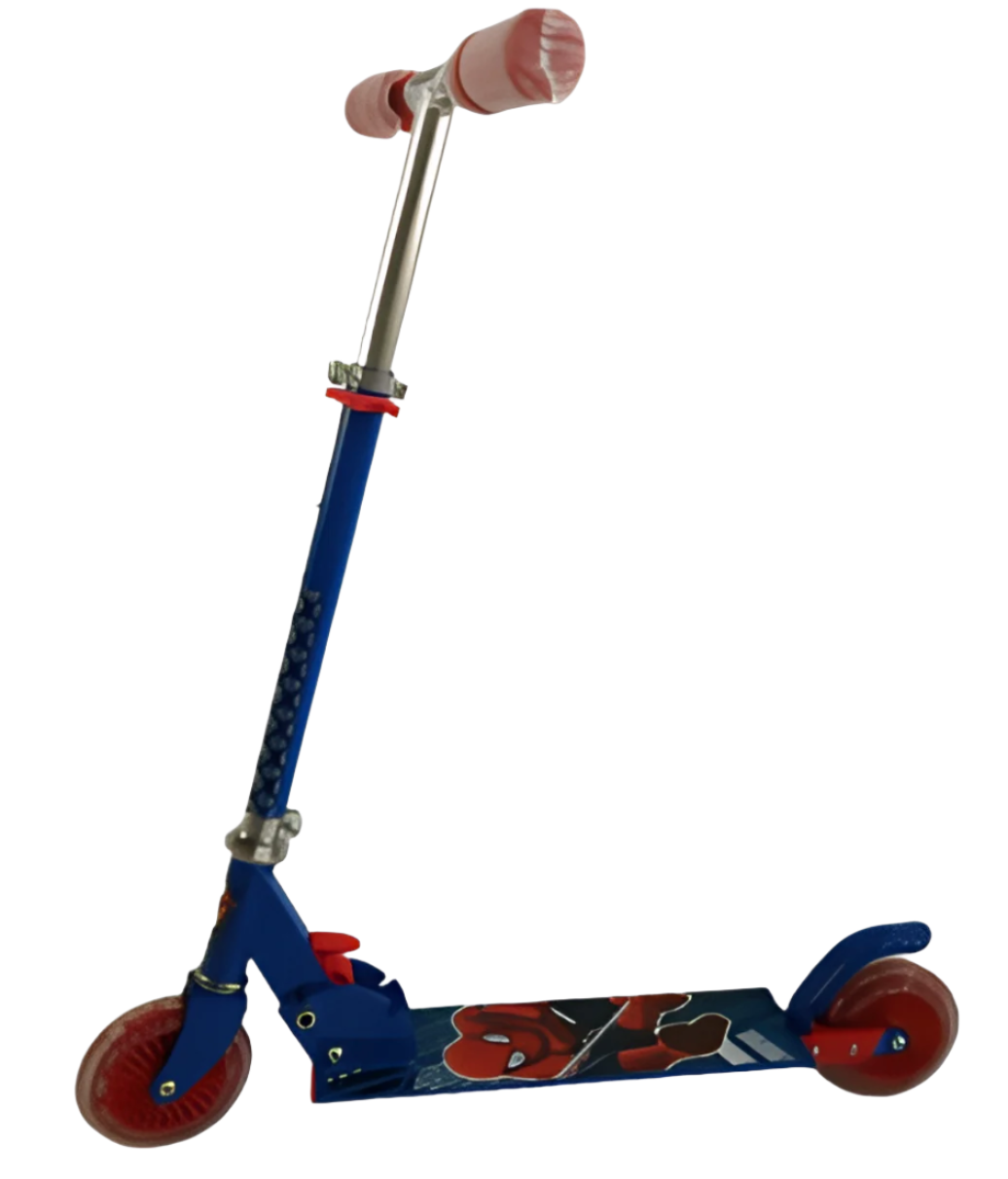 Disney Spiderman Two-Wheel Scooter Lightweight & Adjustable