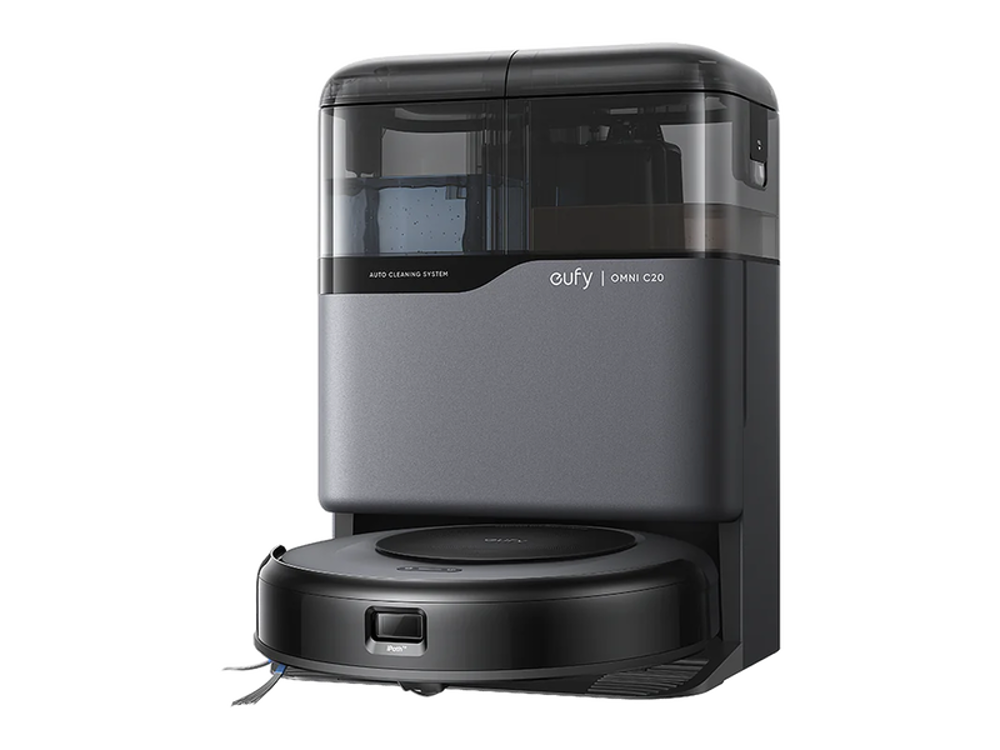 أنكر يوفي روبوت أومني سي 20 - مكنسة كهربائية ومسح أرضيات مع خاصية التفريغ الذاتي