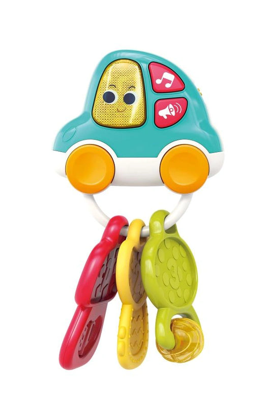 Hola Musical Car Keychain - Interactive Baby Toy with Lights & Sounds
