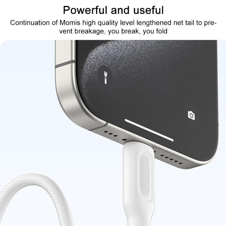 Momax DC28 USB-C Cable 100W - 2M Braided Fast Charging Momax DC28 USB-C Cable 100W - 2M Braided Fast Charging