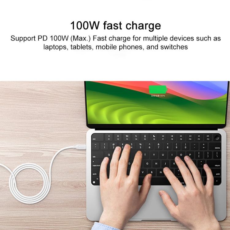 Momax DC28 USB-C Cable 100W - 2M Braided Fast Charging Momax DC28 USB-C Cable 100W - 2M Braided Fast Charging