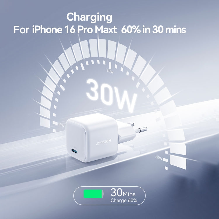 JOYROOM 30W PD Mini GaN Charger - Fast Charging JOYROOM 30W PD Mini GaN Charger - Fast Charging