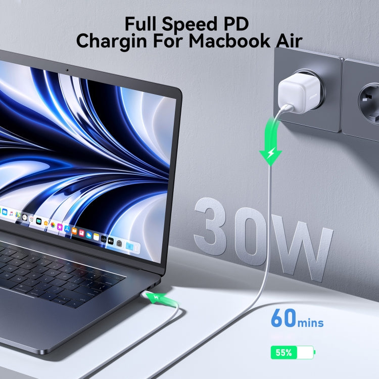 JOYROOM 30W PD Mini GaN Charger - Fast Charging JOYROOM 30W PD Mini GaN Charger - Fast Charging