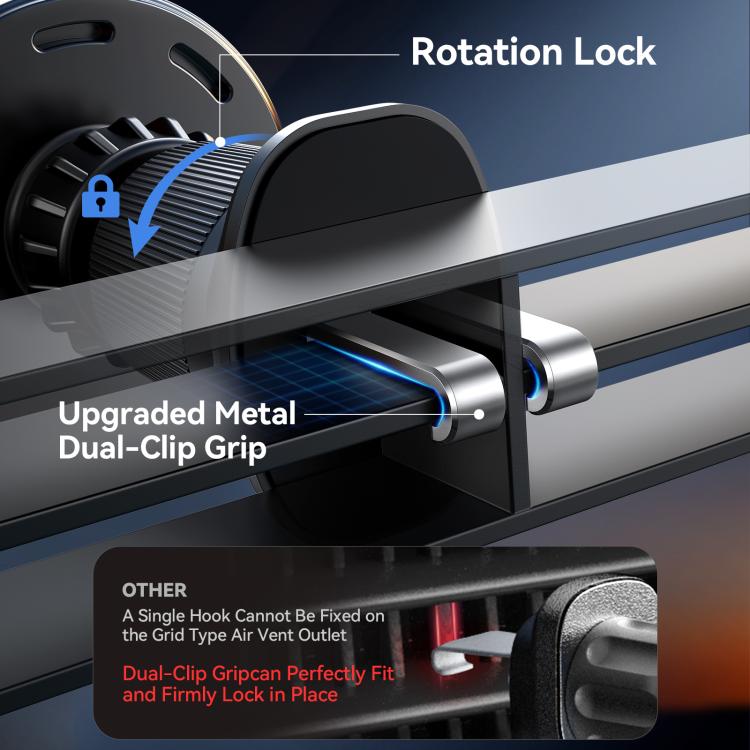 حامل سيارة لاسلكي مغناطيسي من جوي روم - 15 واط