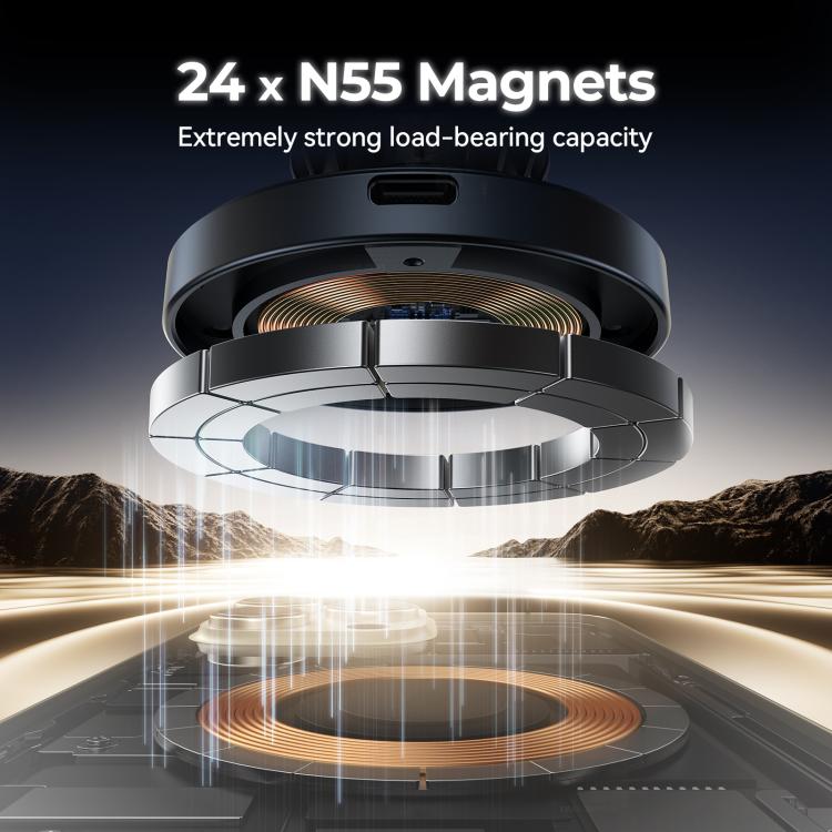 حامل سيارة لاسلكي مغناطيسي من جوي روم - 15 واط