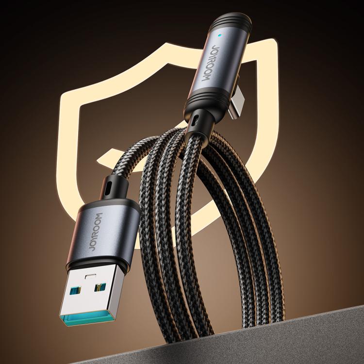 JOYROOM USB to Type-C 90° Fast Charging Cable – 1.2m, 3A