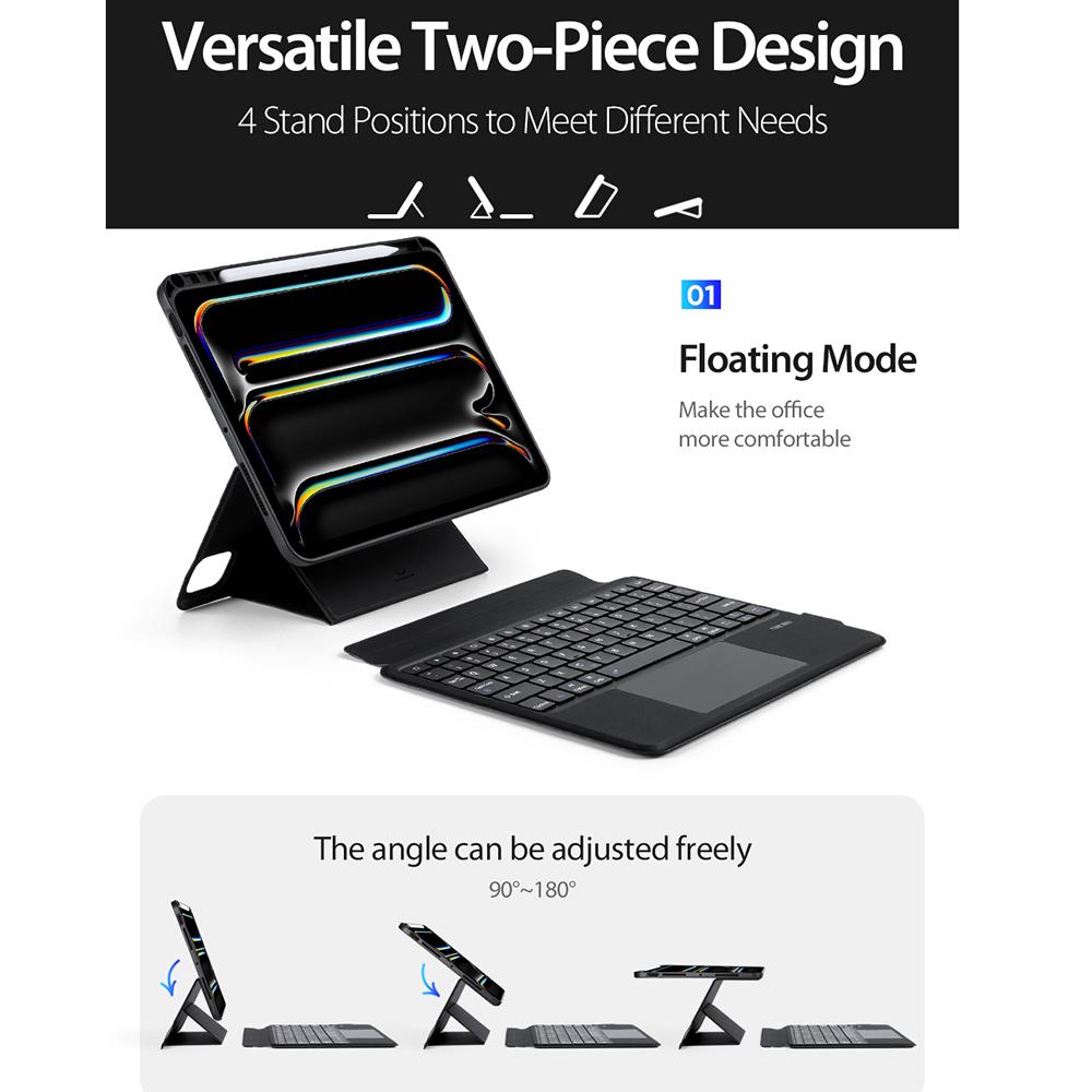 Dux Ducis DK Series Keyboard iPad Pro 11 (2024) Arabic