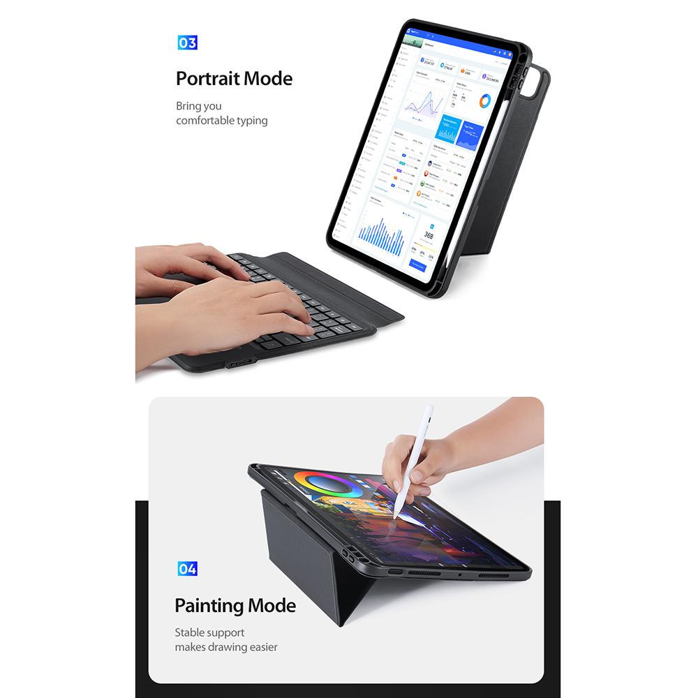 Dux Ducis DK Series Keyboard iPad Pro 11 (2024) Arabic