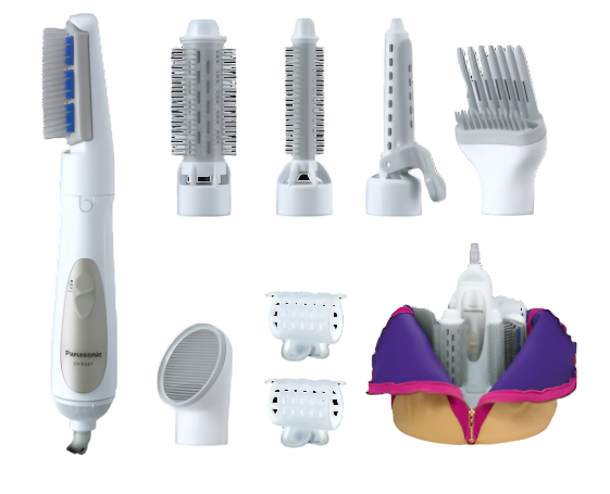 Panasonic 8 in 1 Hair Styler - 6 Attachments Silent Mode Panasonic 8 in 1 Hair Styler - 6 Attachments Silent Mode