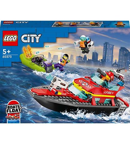 LEGO سيتي – قارب الإنقاذ من الحرائق 60373 – 144 قطعة