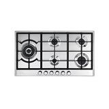 Elba 90 cm Gas Hob, 5 Burners, Italian Stainless Steel